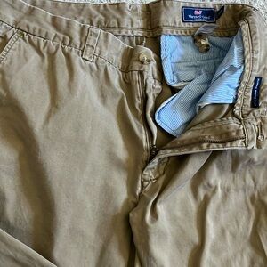 Vineyard Vines Slim Fit Breaker Mens Pants Tan 34x34